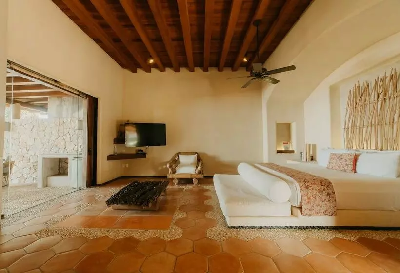 Villa 1 Makuuhuone Merinäkymä, Las Palmas Luxury Villas