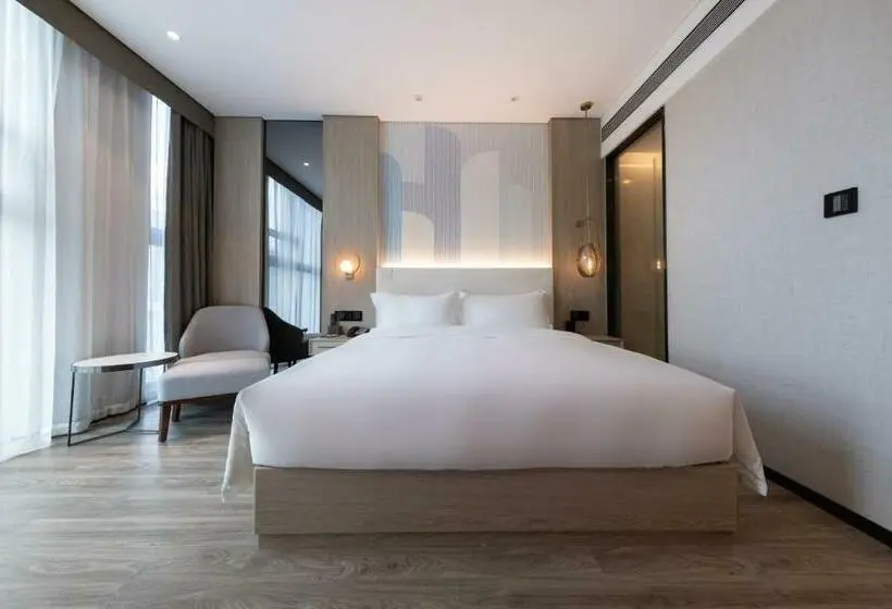 キングサイズベッドのデラックスルーム, Ramada Encore By Wyndham Dongguan East
