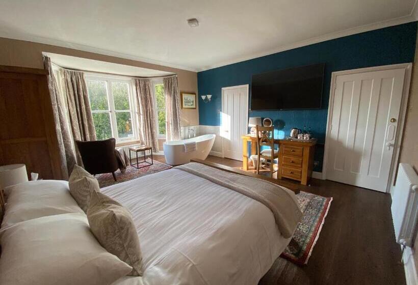 חדר דחוקס עם מיטת קינג, Coalbrookdale Villa