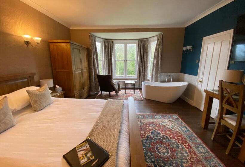 חדר דחוקס עם מיטת קינג, Coalbrookdale Villa