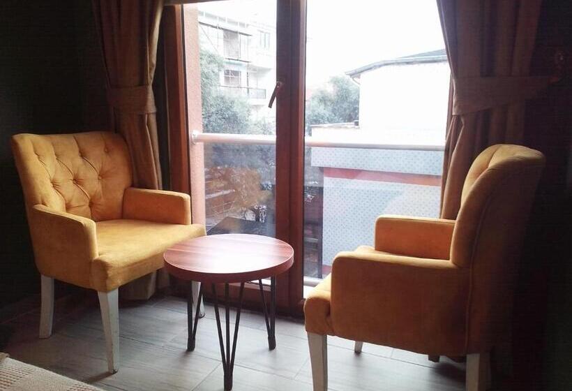 اتاق لوکس با چشم‌انداز دریا, Trabzon Asel Suite Otel