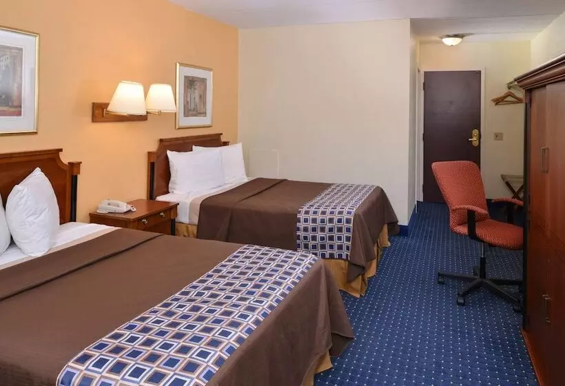 ２ダブルベッドのスタンダードルーム, Americas Best Value Inn Geneva