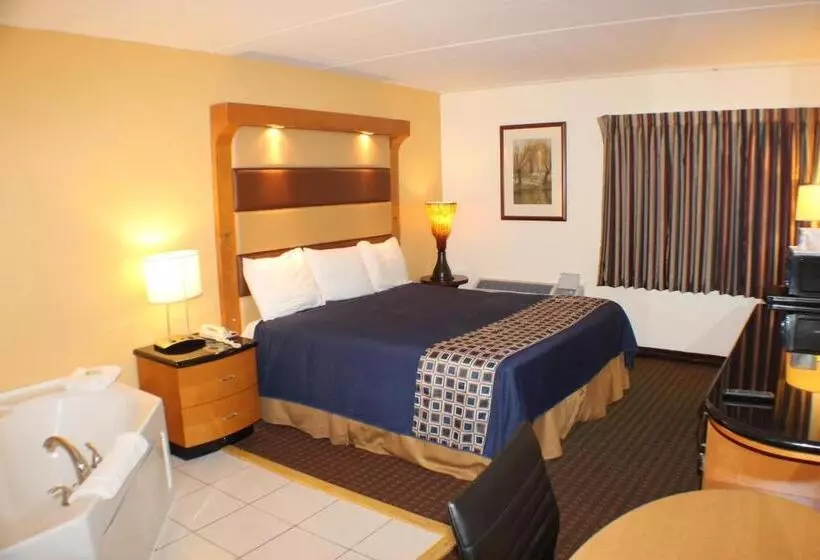 キングサイズベッドのスタンダードルーム, Americas Best Value Inn Geneva