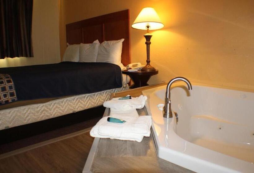 스탠다드 룸 킹사이즈 침대, Americas Best Value Inn Geneva