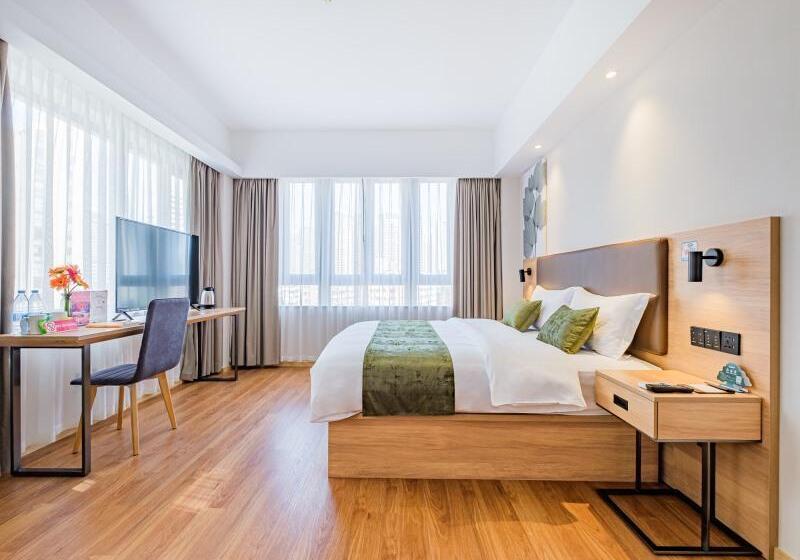 اتاق کلاس بیزنس, Greentree Inn Shanghai Jingan Railway Station Xinzha Road Business