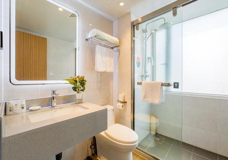 비즈니스룸, Greentree Inn Shanghai Jingan Railway Station Xinzha Road Business