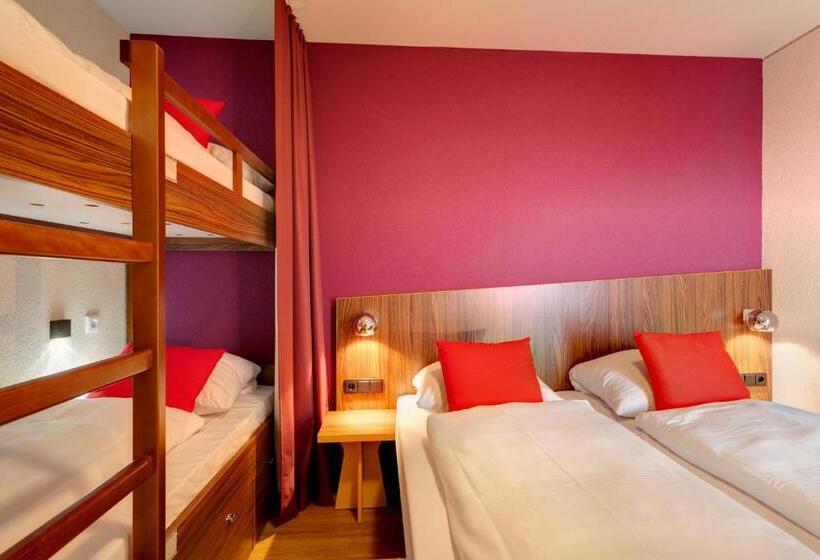 اتاق استاندارد چهار تخته, Meininger Hotel Frankfurt Main / Airport
