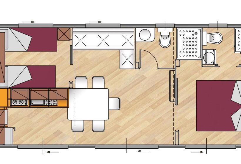 2间卧室的房子, Villaggio Turistico Lugana Marina