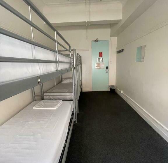 Bed in Shared Room with Shared Bathroom, The Downing Hostel