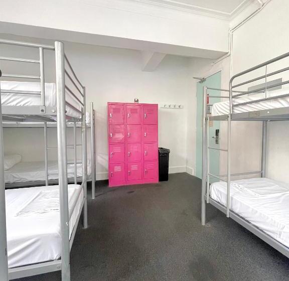 Bed in Shared Room with Shared Bathroom, The Downing Hostel