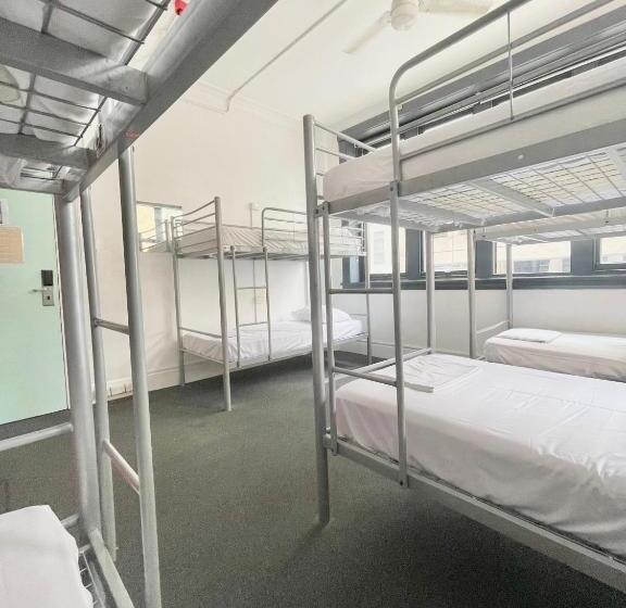 Bed in Shared Room with Shared Bathroom, The Downing Hostel