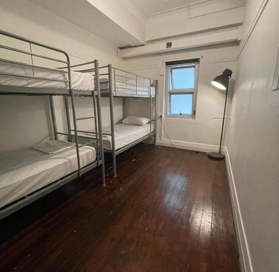 Bed in Shared Room with Shared Bathroom, The Downing Hostel
