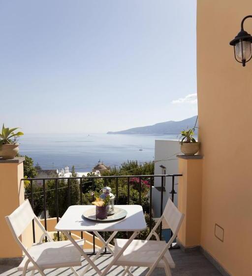 غرفة ديلوكس مطلّة علي البحر, B&b La Palma