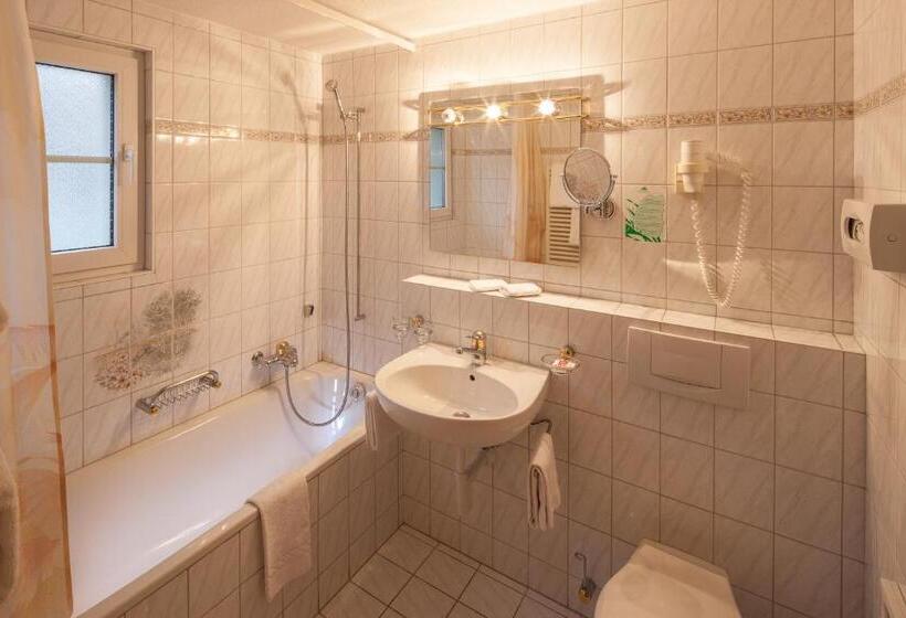 غرفة قياسية مزوَّدة بشُرفة, Cheminee