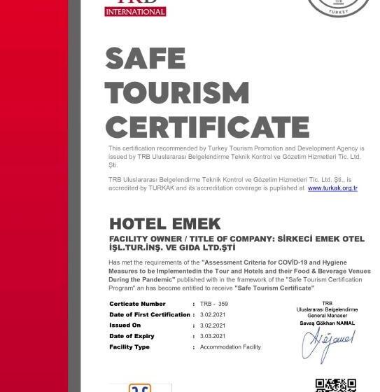 スタンダード4人部屋, Sirkeci Emek