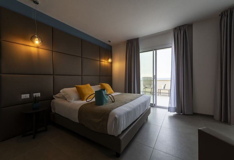 小型套房带海景, Resort La Battigia Beach & Spa