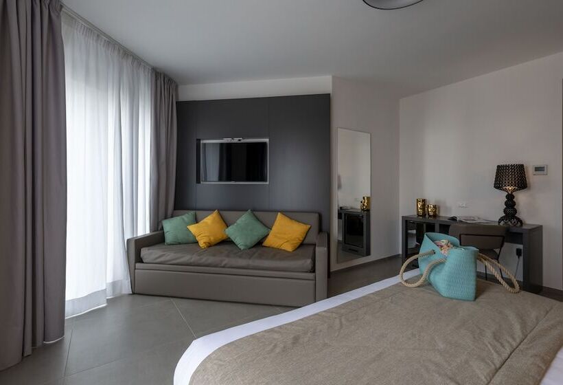 四人豪华间, Resort La Battigia Beach & Spa