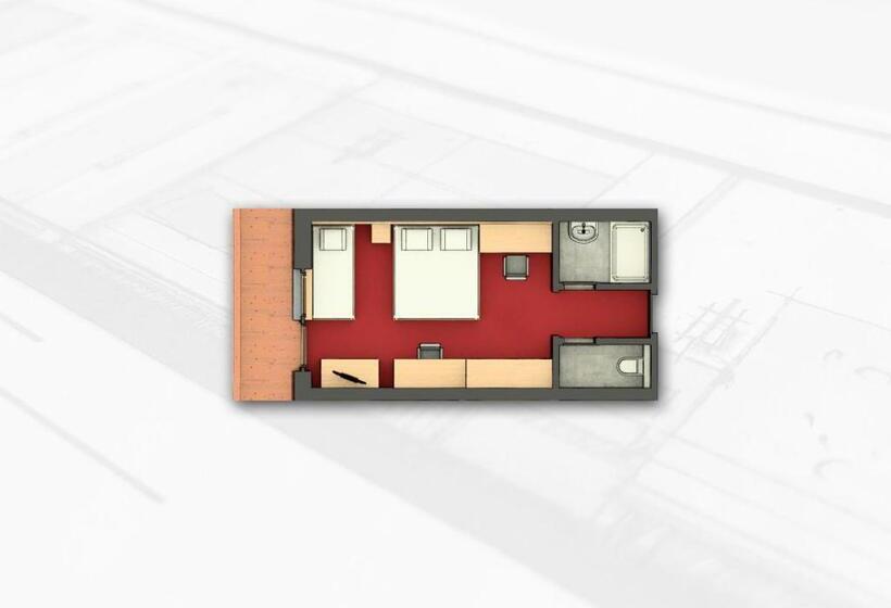 חדר סטנדרט עם מרפסת, Haflingerhof