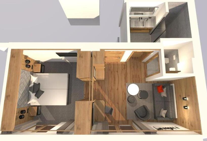 マウンテンビュースイート, Gletscherblick