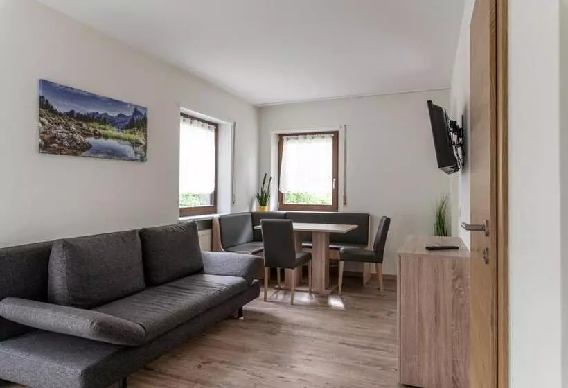 Huoneisto 1 Makuuhuone Parveke, Gasthof Residence Brugghof & Erlhof