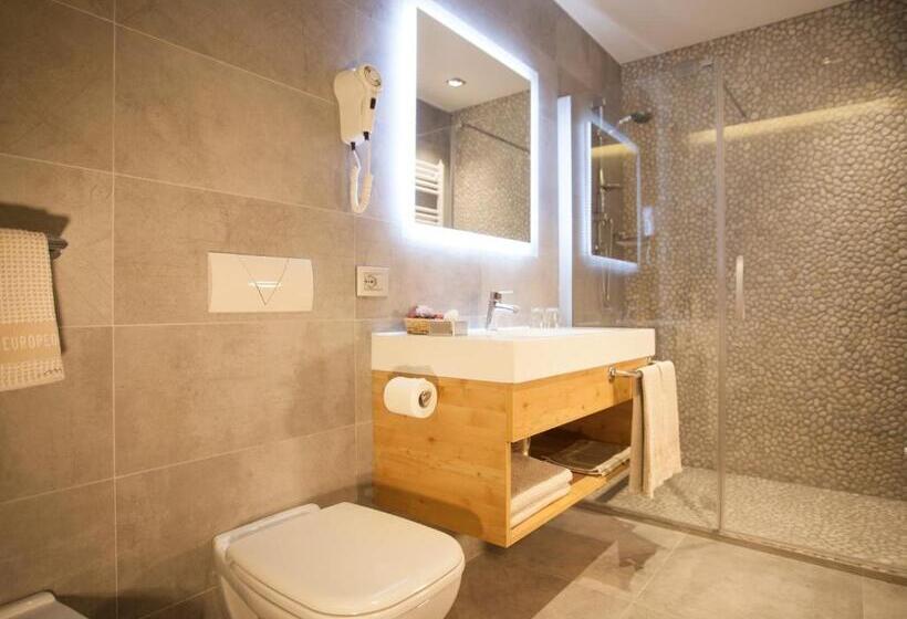 带按摩浴盆的套房, Europeo Alpine Charme & Wellness