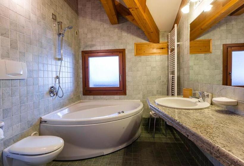 带按摩浴盆的套房, Europeo Alpine Charme & Wellness