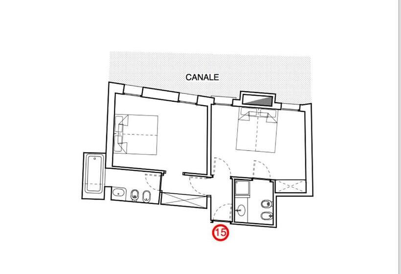 Quarto Quádruplo Standard, Locanda Del Ghetto