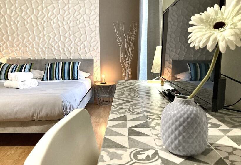 غرفة ديلوكس مطلة على المدينة, B&b Stesicoro Inhabit   Guesthouse City Center