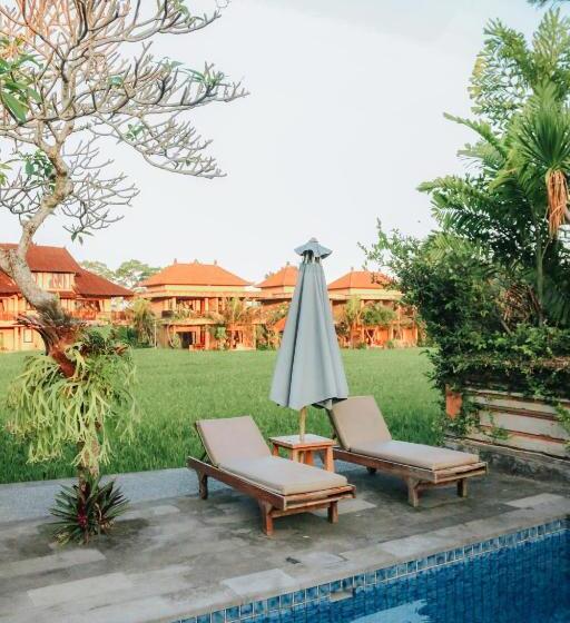 غرفة ديلوكس مزودة بشرفة, Sri Aksata Ubud Resort