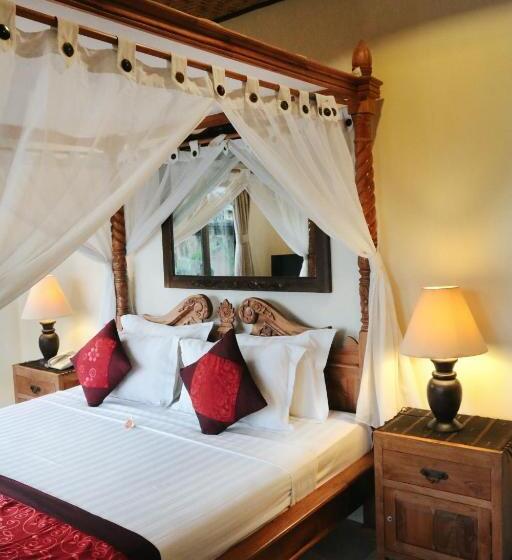 غرفة ديلوكس مزودة بشرفة, Sri Aksata Ubud Resort