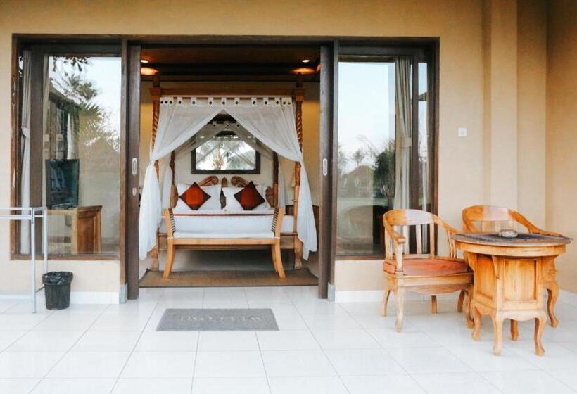 غرفة ديلوكس مزودة بشرفة, Sri Aksata Ubud Resort