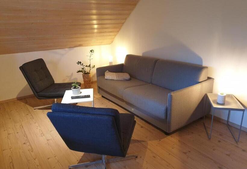 带1个卧室带花园景观的公寓, Landhotel Bartlehof