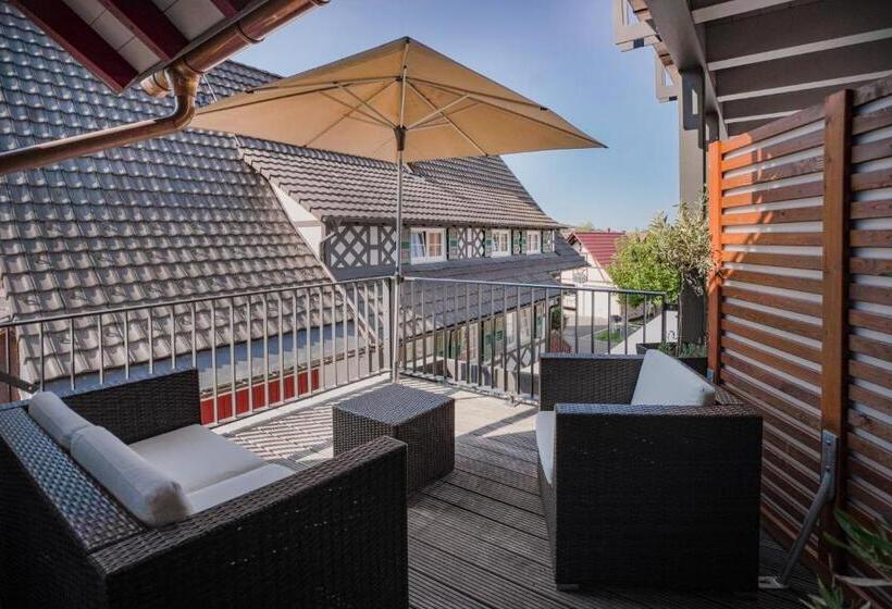발코니 디럭스 룸, Restaurant Der Engel, Sasbachwalden