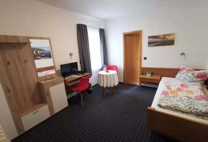 اتاق استاندارد یک نفره, Haus Am Kurpark Hotel Garni