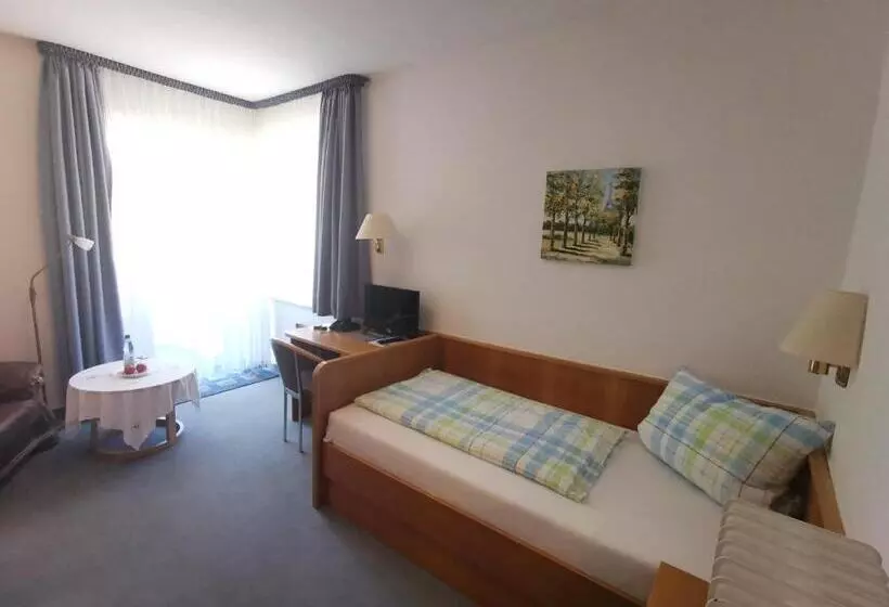 اتاق استاندارد یک نفره, Haus Am Kurpark Hotel Garni