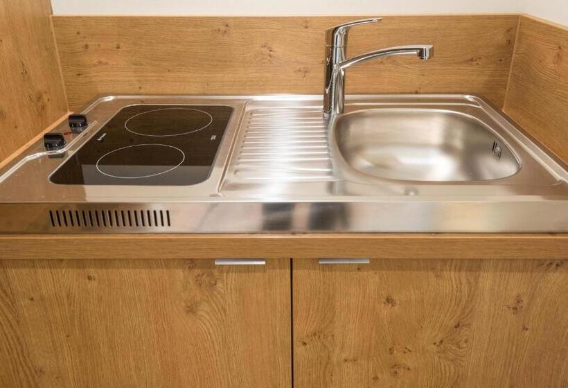 דירה בת חדר שינה 1 עם מרפסת, Restaurant Ruland