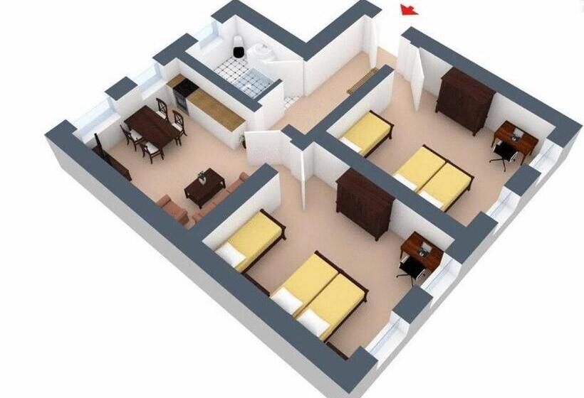 شقة غرفة واحدة, Altstadthotel Fürth