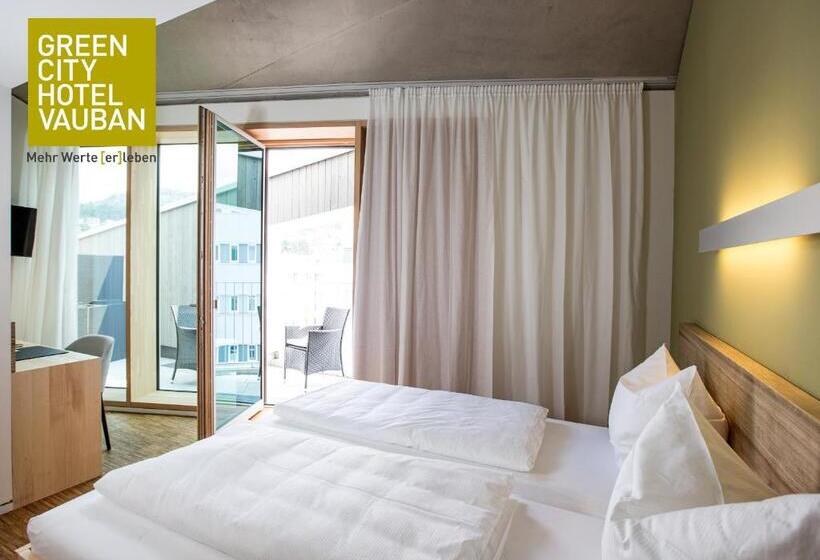 标准间带阳台, Green City Hotel Vauban
