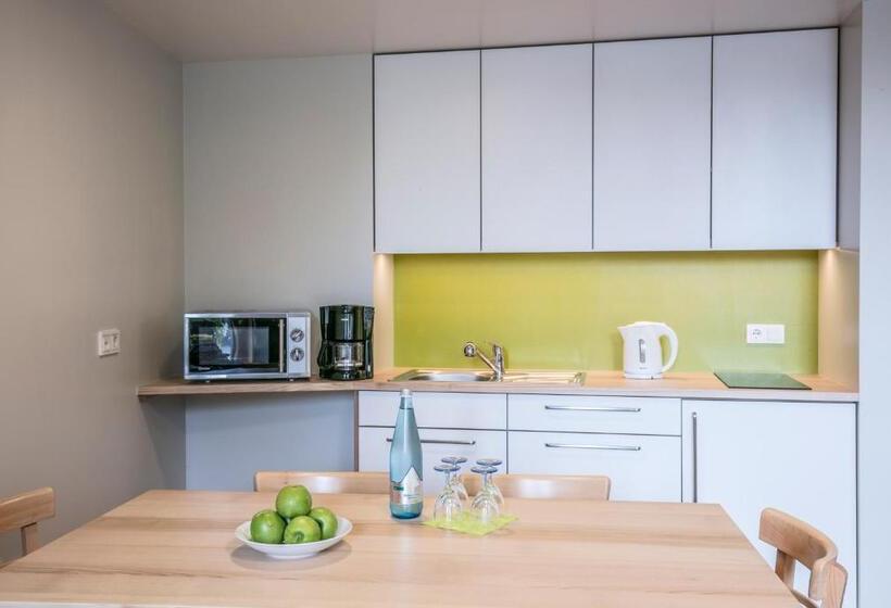 带2个卧室的公寓, Green City Hotel Vauban