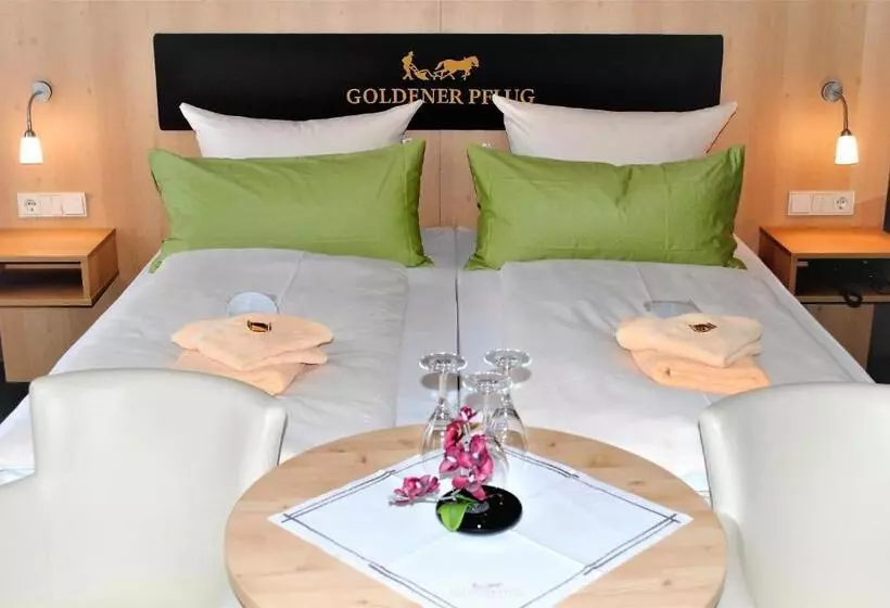 اتاق استاندارد سه تخته با بالکن, Landgasthof Goldener Pflug