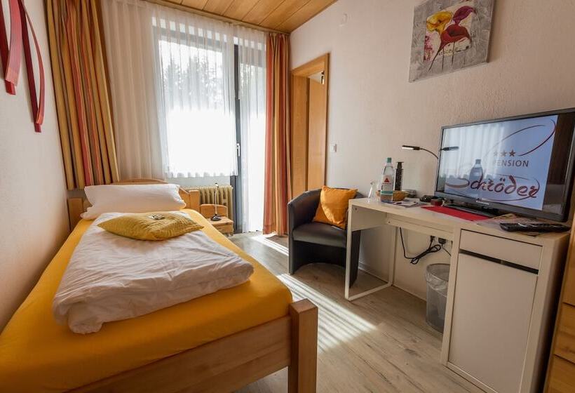 غرفة قياسية فردية, Schröder S Hotelpension