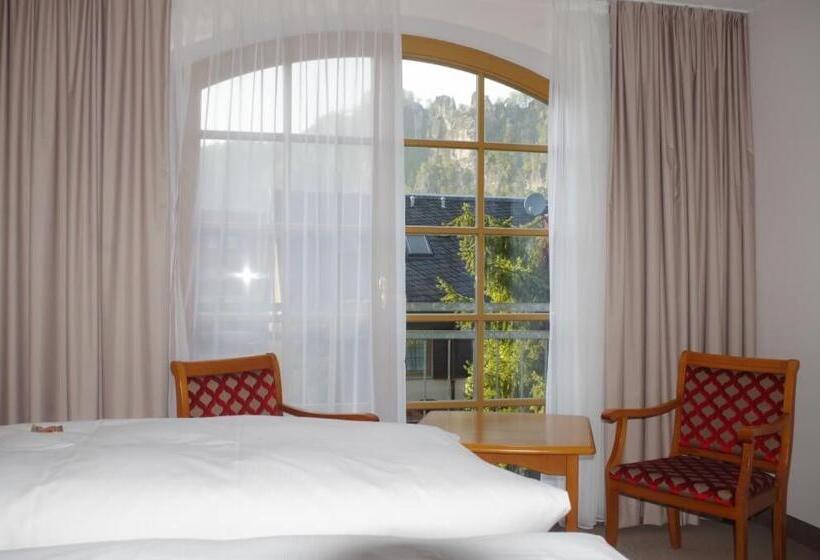 バルコニー付きデラックスルーム, Ettrich & Elbresort Rathen