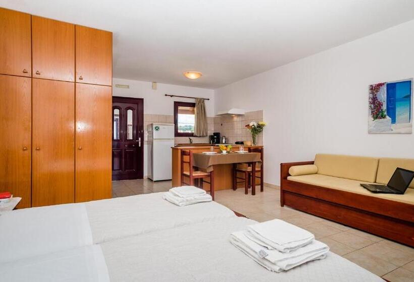 آپارتمان 1 خوابه با چشمانداز دریا, Ammos Residence