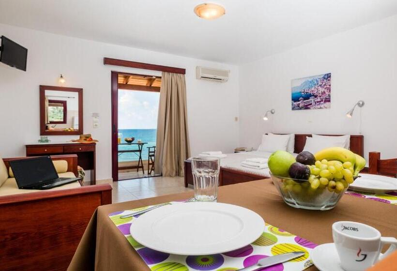 آپارتمان 1 خوابه با چشمانداز دریا, Ammos Residence