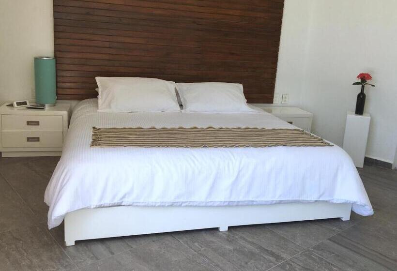 חדר דחוקס עם מיטת קינג, La Casa Cielo