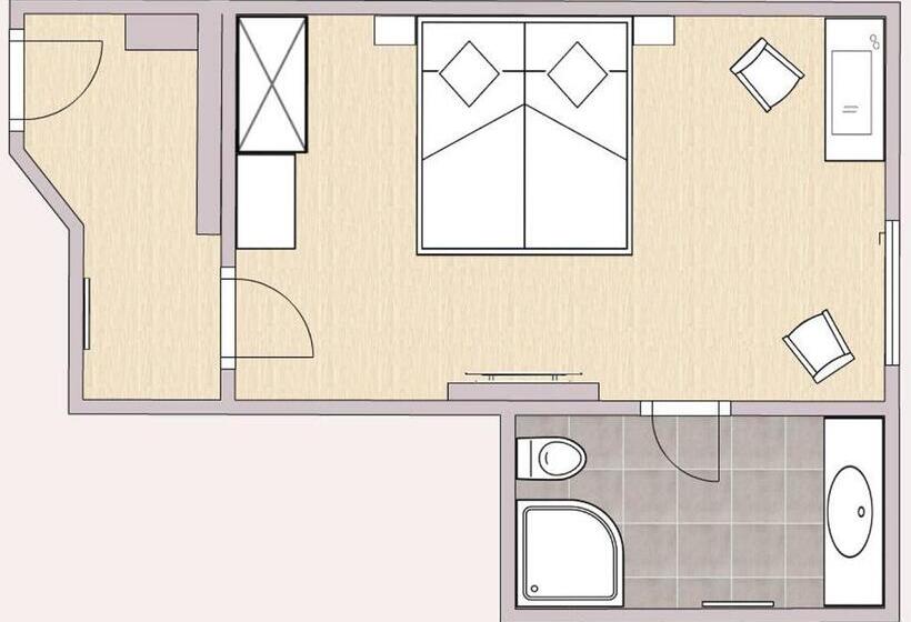 수피리어 룸, Post Regionales Großes Frühstücksbuffet Auch Gf & Lf