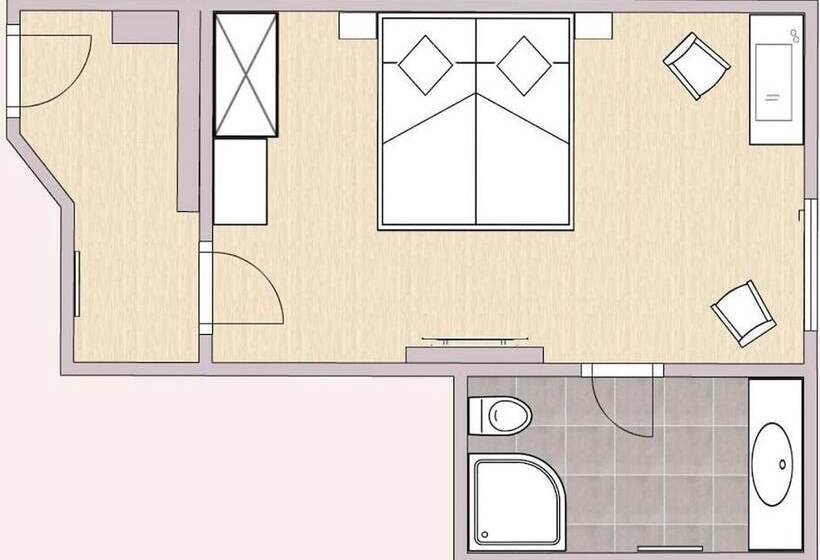 수피리어 룸, Post Regionales Großes Frühstücksbuffet Auch Gf & Lf