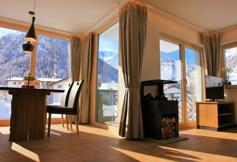 침실 1개 디럭스 아파트, Engadin Lodge