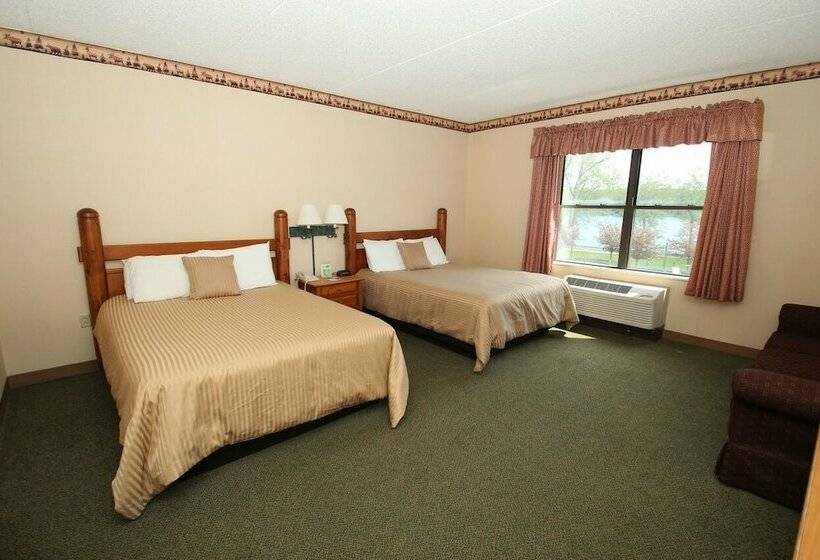 Standard Szoba Queen Size Bed, Darien Lake Lodge On The Lake