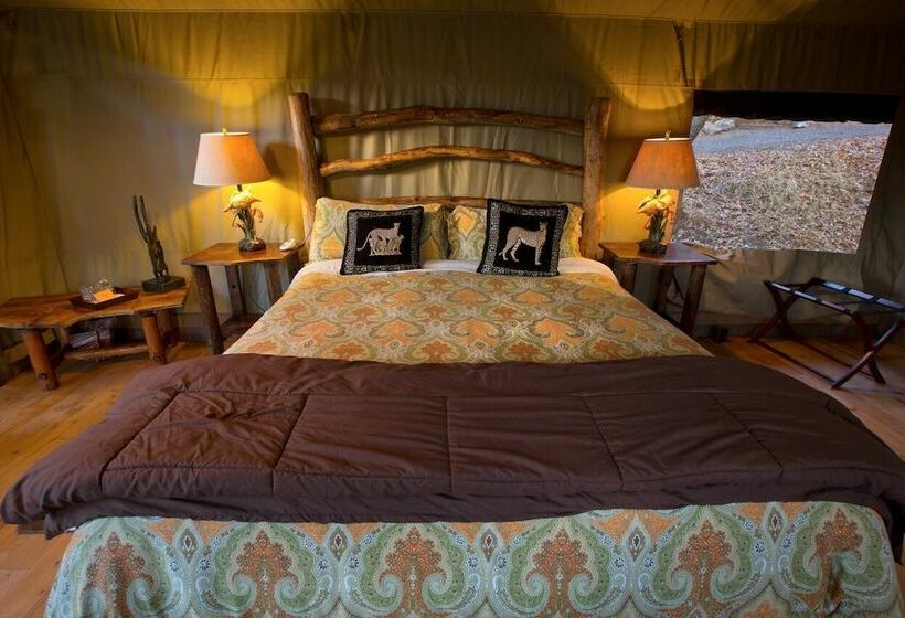 كوخ ديلوكس, Safari West